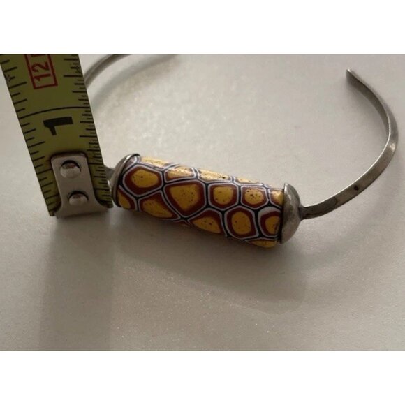 Old Venetian Navajo 925 Sterling Silver Stamped Women’s Cuff Bracelet Sz 6.5 - Picture 9 of 15